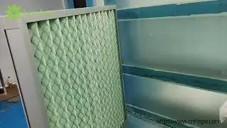 This is a pleated filter. The filtration efficiency and size can be customized.