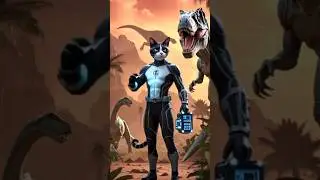 🐱🚀 Time-Traveler Cat: Journey Through Past & Future! | AI Animated Story 🎬 #cat #aicat #shorts