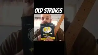 OLD STRINGS vs NEW STRINGS (Is it time for a change?) #strings #stringjoy #sitstrings #guitarstrings