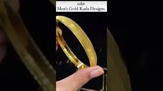 22 carat gold men's kada designs#gold gents kada design#