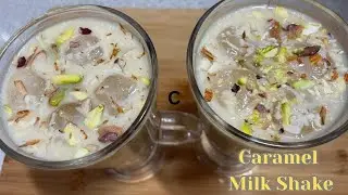 Caramel Milk shake |How to Make Caramel Milk Shake