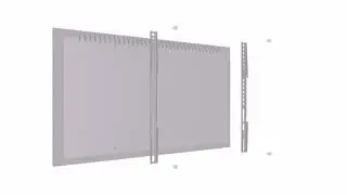 Monoprice EZ Series Low Profile Fixed TV Wall Mount Bracket For LED TVs 46in to 70in