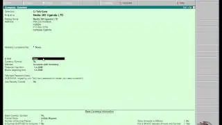 01 Setting up a company File in Tally 9 ERP