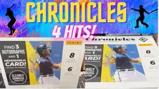2021 Panini Chronicles Baseball Hobby Box 3 Autos 1 Relic Per Box ** Fun Rip! **