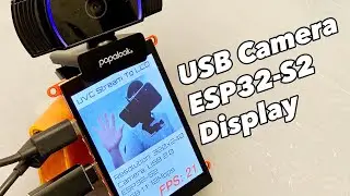 ESP32-S2 UVC Stream to LCD #USBCamera #ESP32S2 #UVC