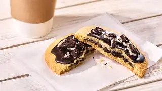 Stuffed Sugar Cookie made with OREO Cookie Pieces