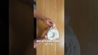 Как сделать ролл Рейнджера на полотенцах #хакидляупаковки