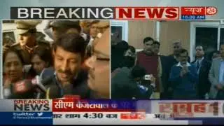 Big chaos at Kejriwal's house, BJP-AAP engage in scuffle, blame game begins