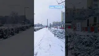 #snowfall #lyon #france #indian #weather #cold