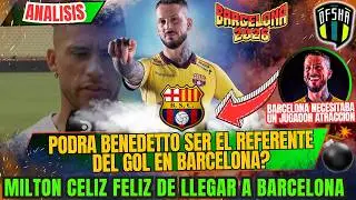 PODRA BENEDETTO SER EL REFERENTE DE GOL DE BARCELONA? - MILTON CELIZ ENAMORADO DE BSC