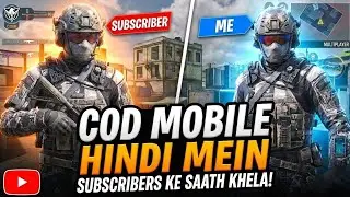 Playing call of duty mobile with friends ll codm hindi gameplay