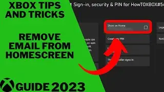 HOW TO REMOVE YOUR EMAIL FROM YOUR HOME SCREEN ON XBOX (Guide 2023)