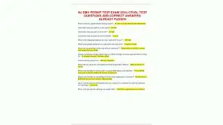 NJ DMV PERMIT TEST EXAM 2024 CTUAL TEST QUESTIONS AND CORRECT ANSWERS ALREADY PASSED5