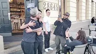 Andy Dick meets a fan (WHOLESOME) 😊 (ft. Casey Content God & Chicken Andy)