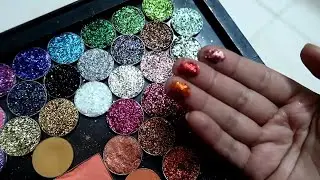 How I DIY my pressed glitter palette for cheap! 🤑