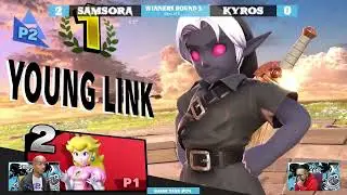 Shark Tank # 174 Winners Round 3 - Samsora (Peach) Vs. CS3 | Kyros (Young Link) - SSBU Tournament
