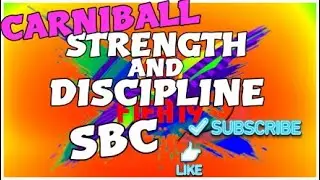 FIFA 19 FUT STRENGTH AND DISCIPLINE SBC CARNIBALL CHEAPEST!!! 6.8k