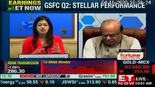 GSFC CMD in conversation with ET Now on 2nd Quarter Results