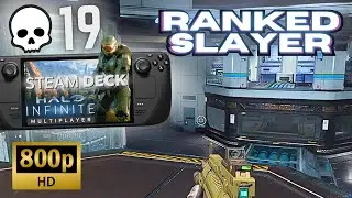 Halo Infinite Multiplayer Steam Deck Gameplay | Ranked Slayer