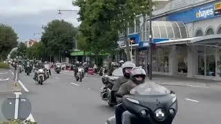 Burt Munro Challenge 2026. KBMotorcycles ride before speedway.