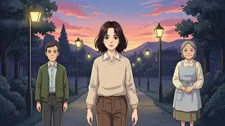 Walking Home at Dusk 🏠| Warm Evening with Grandma and Grandpa 👵 | Ghibli-Style ASMR | 2026 ❤️