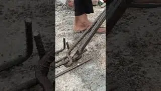 manual bar bending #bering #bender #construction