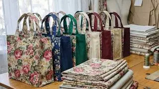 👜 The most popular DIY tote bag | I sew easily and quickly