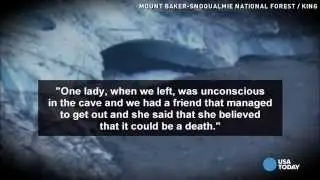 Woman's body recovered from collapsed ice cave