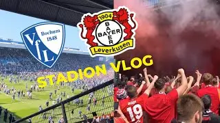 EMOTIONALER STADION VLOG - Bochum : Leverkusen 34. Spieltag