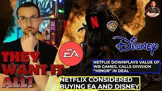 Netflix считает игры WB Games бесполезными! Замышляют сговор с целью покупки Disney и EA?