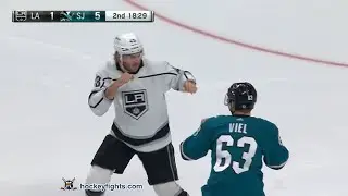 Brendan Lemieux vs Jeffrey Viel Jan 17, 2022