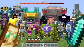 Minecraft Dungeons Raid vs Village - Minecraft Mob Battle