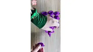 Super Easy Ribbon Flower Making Idea with Scale trick - Hand Embroidery Flower - Easy Sewing Hack
