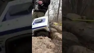 Off road recovery with #dsmoffroad kinetic winch. #rc #recovery #truck #stuckinmud #rc4wd #4x4