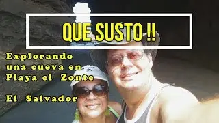 EXPLORANDO UNA CUEVA EN LA PLAYA