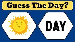 Guess the Day Name | Riddles | Emoji Puzzles | Mind Relax Quiz