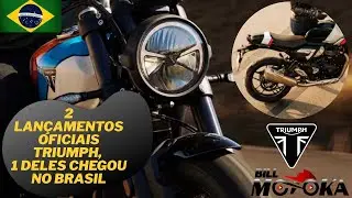 2 lan&ccedil;amentos OFICIAIS TRIUMPH e um deles chegou para o Brasil, pre&ccedil;o e todos os detalhes agora.