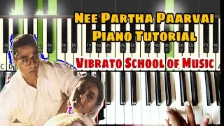 Nee Partha Paarvai | Piano Tutorial | Vibrato School of Music | #KamalHassan | #Ilayaraja