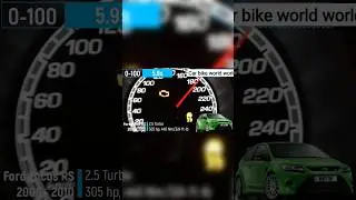 ford focus rs top speed #acceleration