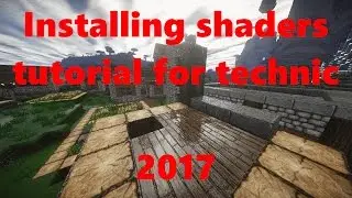 Minecraft Technic Launcher - Feed the beast - How to install shaders and shader mod tutorial 2020