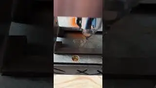 Serial Number Engraving on Iron Plate | Handheld Dot Peen Marking Machine 🔧 | HeatSign