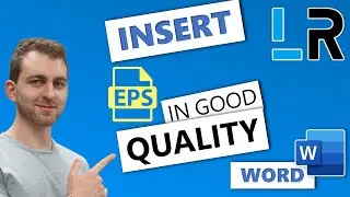 MS Word: Insert EPS file without losing quality ✅ 1 MINUTE
