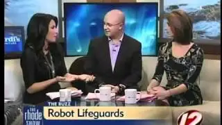 The Buzz: Robotic lifeguards at beach