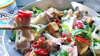Món chay ngon từ trái mít non - gỏi mít và mít xào tàu hủ 