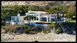 $49,995,000 LUXURY REAL ESTATE TOUR - MALIBU, CA