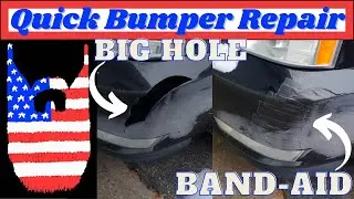 Quick Duct Tape Bumper Repair