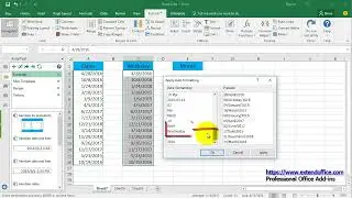 How to convert date to weekday name or month name in Excel