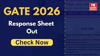 🚨 GATE 2026 Response Sheet Out Now!