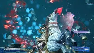 FF7 REBIRTH - Barret clumsily dodges Sephiroth's Octaslash