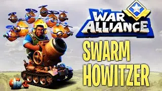 Swarm + Howitzer best way to win - War Alliance PvP Royale - Gameplay (Android/HD)